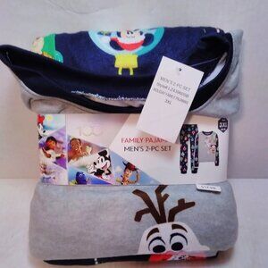 Mens 2 pc Disney 100 Family Pajamas Set---NWT---Sz 3XL